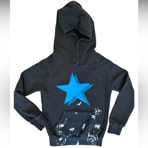 Californian Vintage Boys Splatters Cotton Hoodie Size 8
